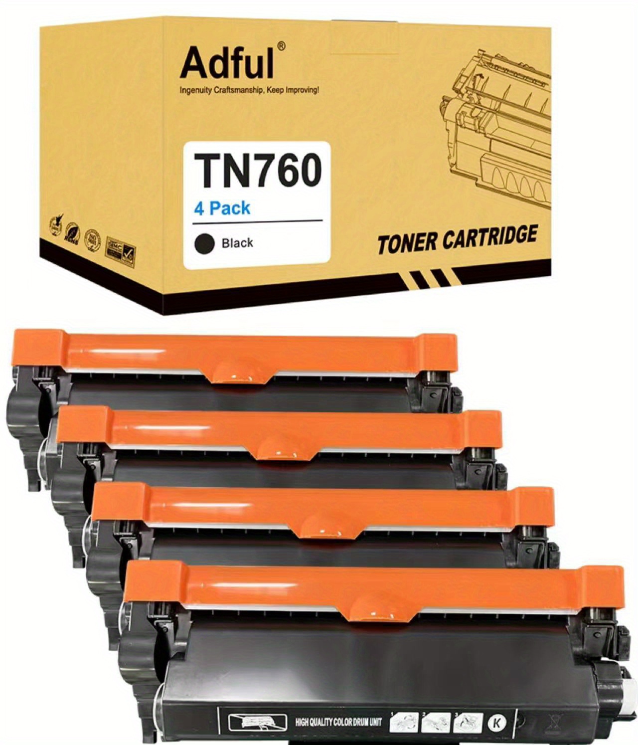 Adful Tn760 Compatible Toner Cartridge Replacement For - Temu United Kingdom