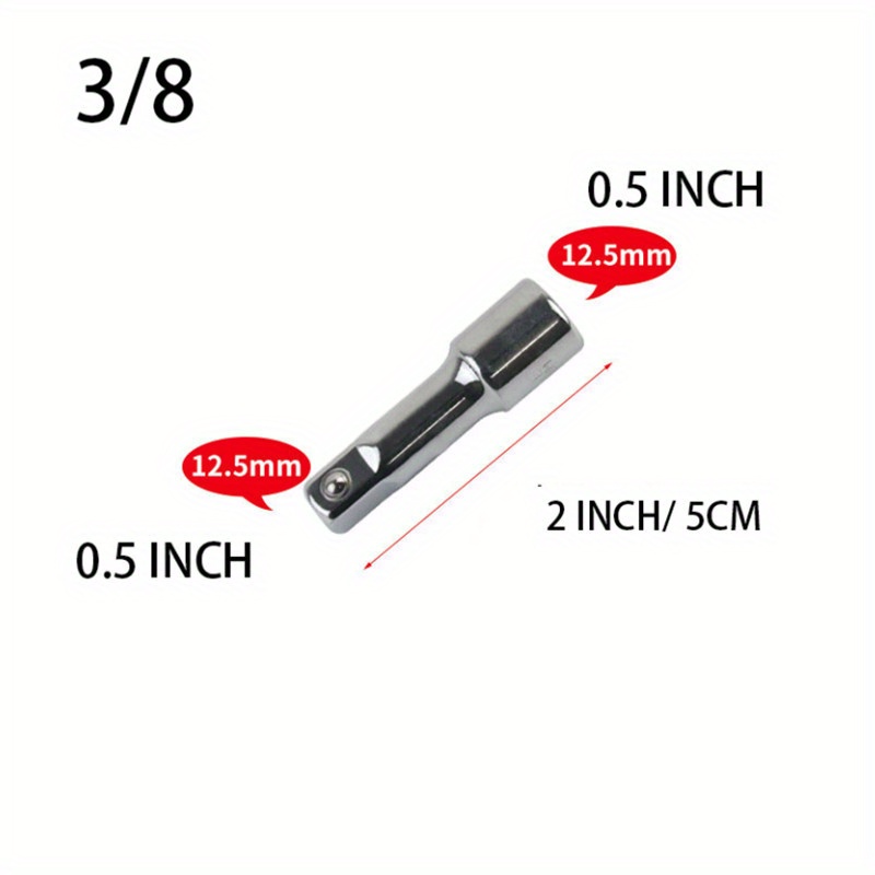 エクステンションバーセット 1/4インチ 3/8インチ 1/2インチドライブ