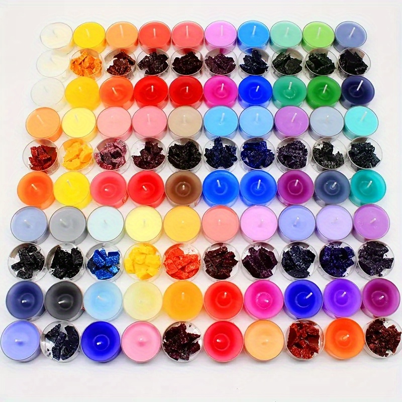 SEWACC 20 Pcs Pigments Candle Dye Making Candle Making Color Dye Candle  Color Dye Kit Scented Candles Wax Crafts Soy Wax Candle Dye Flakes DIY  Candle