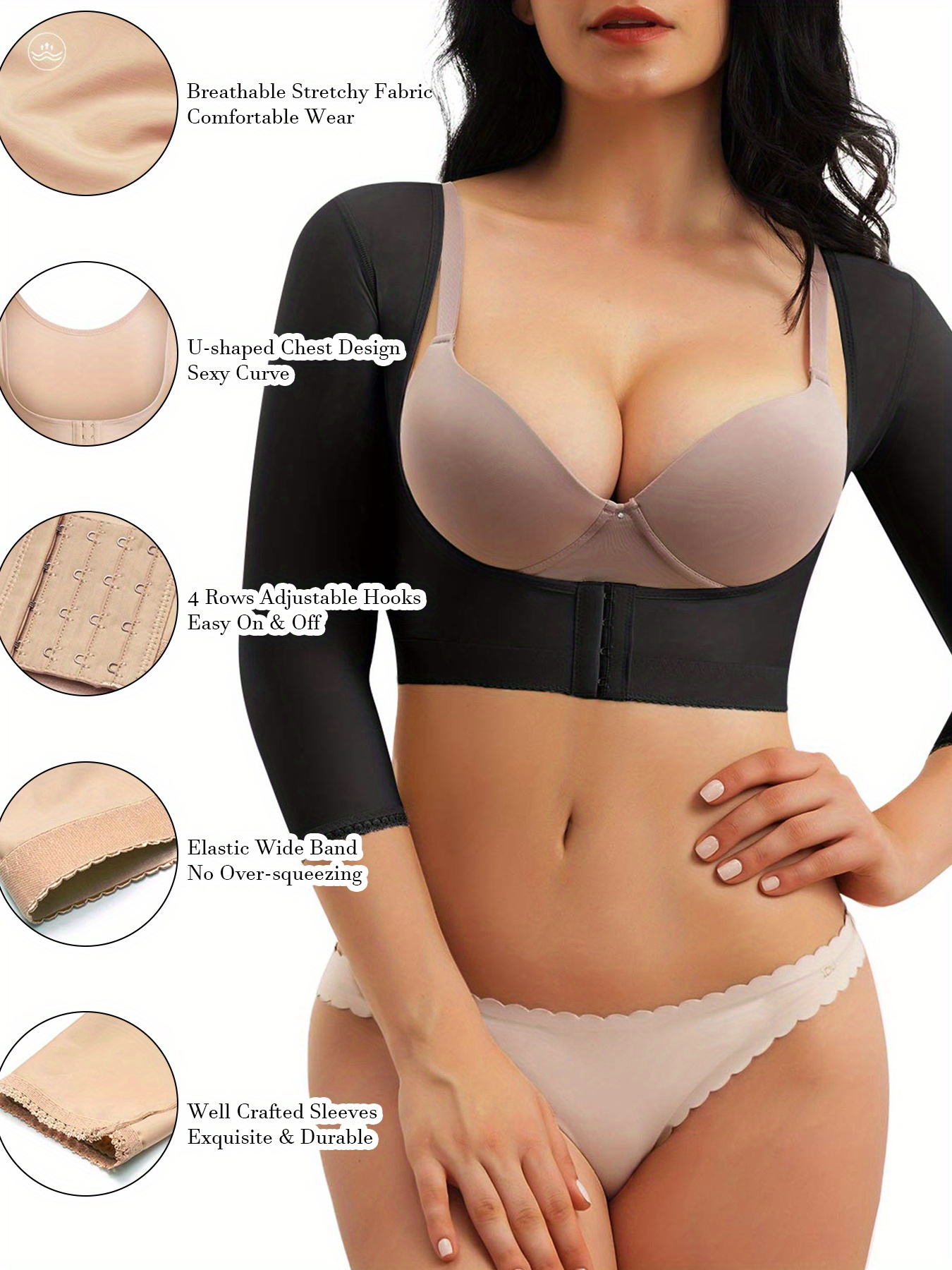 Buy Bennort Women's & Girls Breast Lifter Upper Arm Shaper