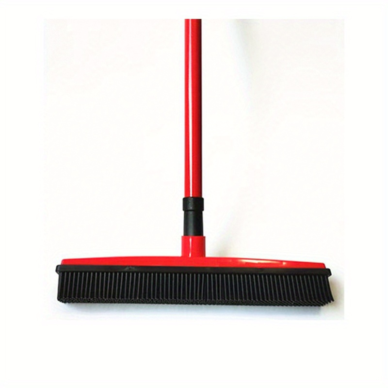Rubber Broom Carpet Rake Pet Hair Remover Broom – Rowfaner