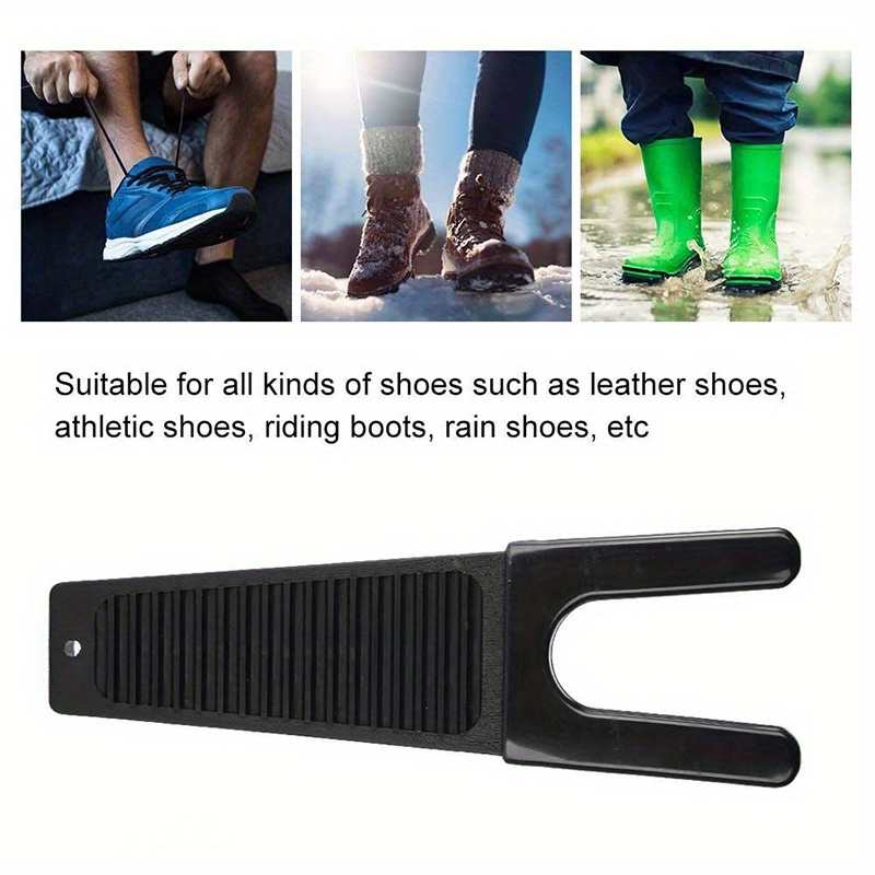 Howay Boot Jack Cowboy Boot Remover - Extra Grip Boot Puller/Shoe Helper  for Cowboy Boots, Work Boots & Outdoor Muck Shoes - Includes Grooved Boot