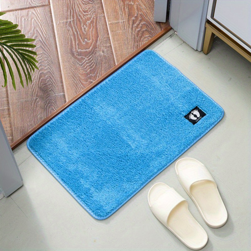 Loden Color Bath Mat Soft Shaggy Bathroom Rugs Non slip - Temu