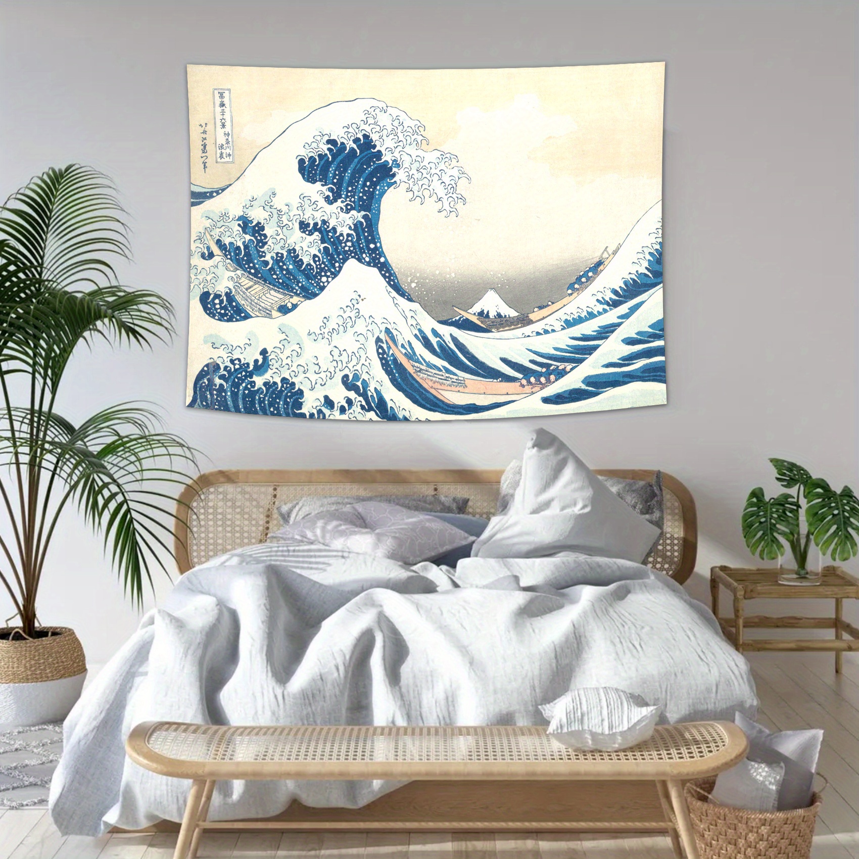 The great wave off best sale kanagawa tapestry