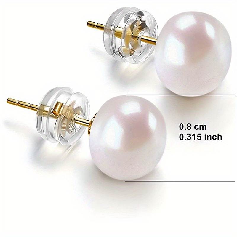 1 Pair Simple Stud Earrings Golden For Women Daily Casual Minimalist Earrings Jewelry Gift