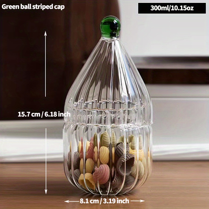 Glass Cookie Jar Coffee Bean Jar Spice Container Food - Temu Canada