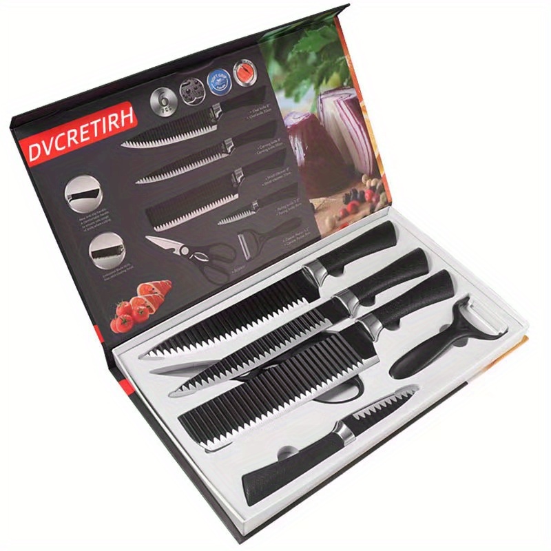 Urban Auctions - (NEW) KITCHEN KING 6 PCS NON STICK COATING KNIFE SET