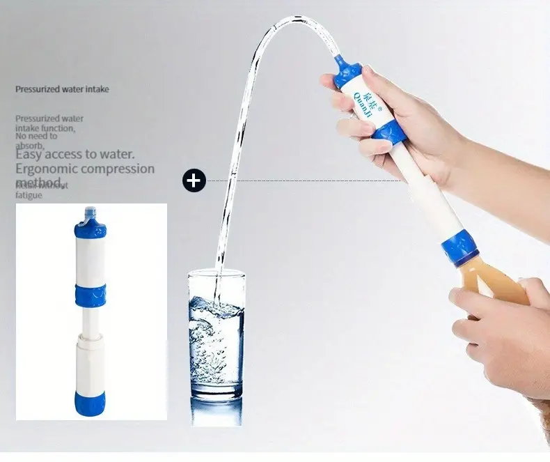 Water Purification Straw For Outdoor Camping Survival Emergency Portable Water Filter Straw details 7