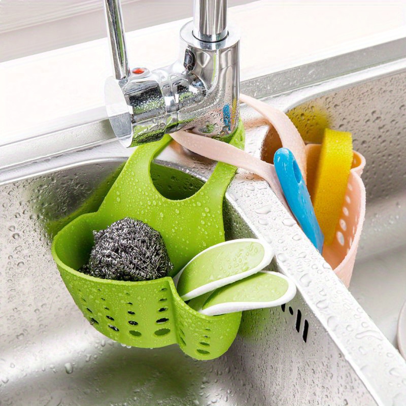 Kitchen Sink Sponge Holder Draining Rack Sink Kitchen Hanging