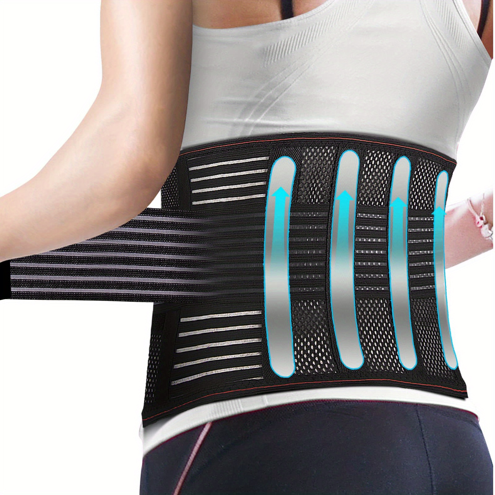 5021# Breathable Waist Trainer Belt Lumbar Support Back Brace with