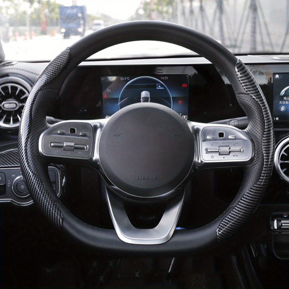 Accessoires intérieurs de couverture de volant de voiture en fibre de  carbone par castuew pour jeep - DIAYTAR SÉNÉGAL
