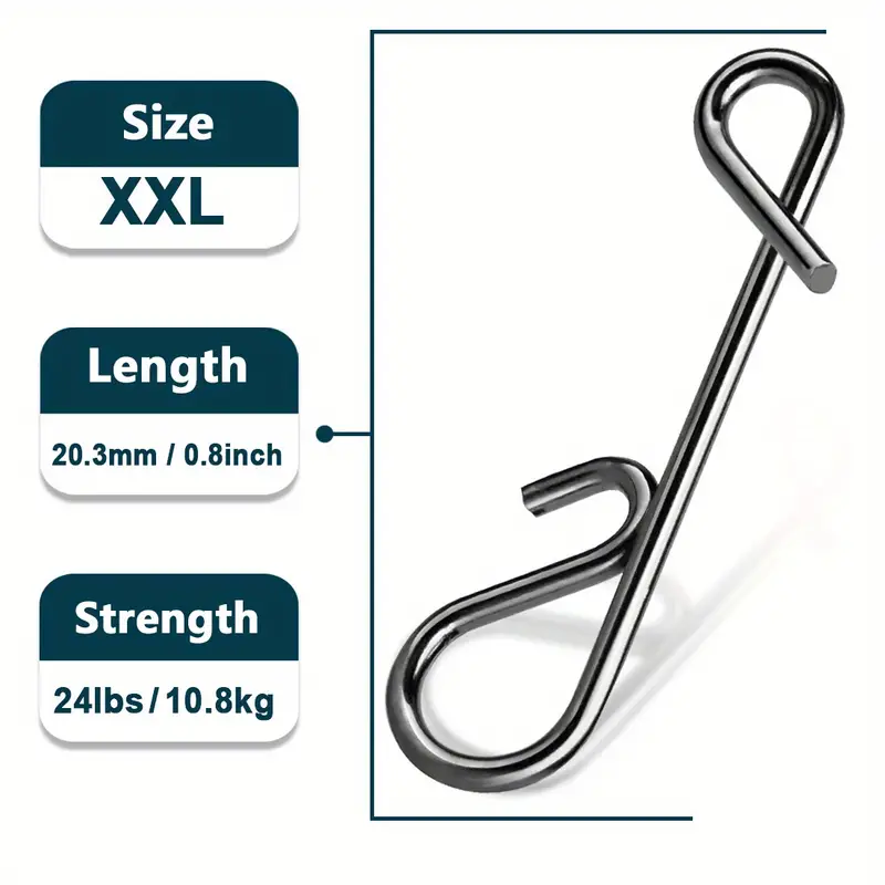 9km Fishing Snap Pin Fishing Line Connector Stainless Steel - Temu United  Arab Emirates