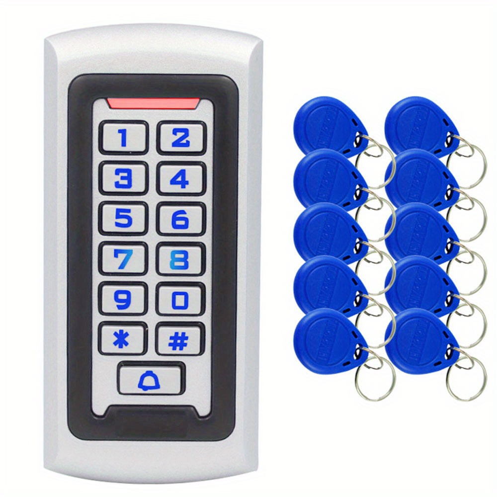 125KHz IP68 Cerradura de puerta electrónica RFID al aire libre 2000  usuarios 26 teclado de seguridad cerradura de control de acceso para  oficinas
