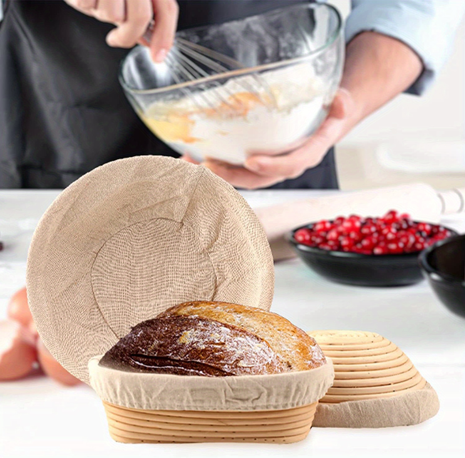 1pc Cestino Lievitazione Pane Cestino Lievito Naturale In - Temu