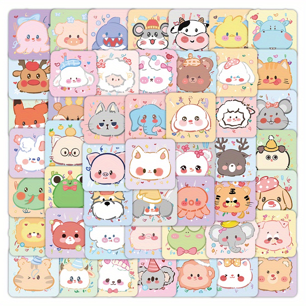 Cute Animal Stickers vinyl Waterproof Stickers For Laptop - Temu