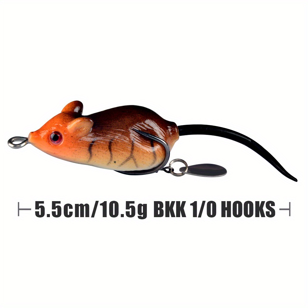 Soft Mouse Shaped Bait Bells Sound Fishing Lure Silicon - Temu