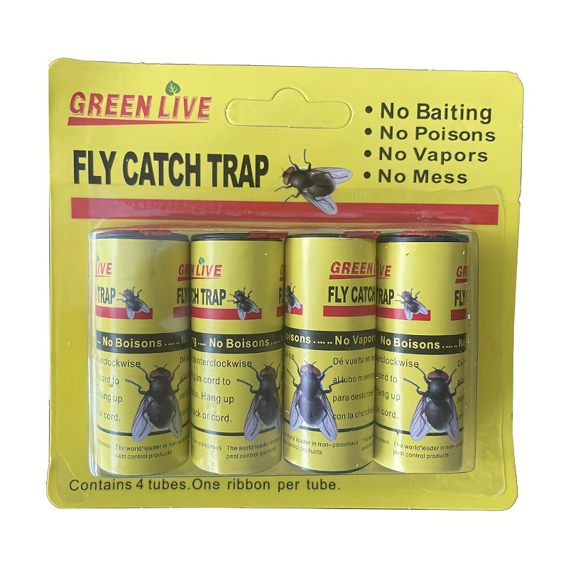 Sticky Fly Ribbons Trap 8pcs Pest Control