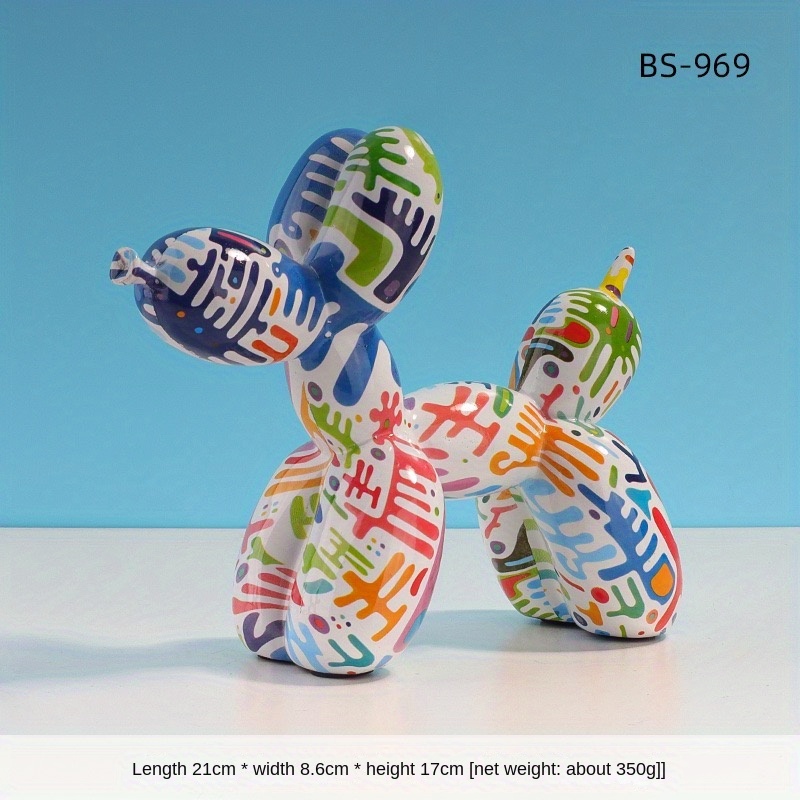 Balloon Dog Figurines, Sculpture Decor Room Accessories, Modern Nordic Gift