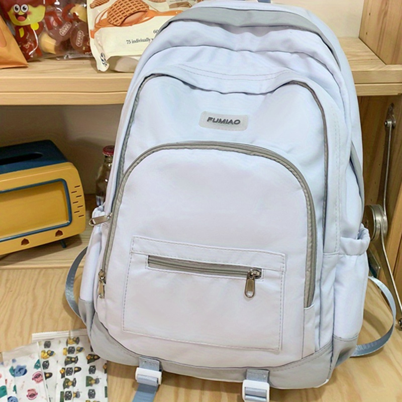 Simple Multi-pocket Backpack