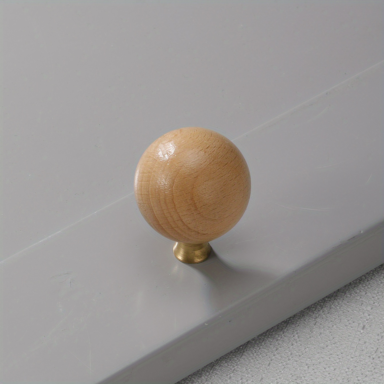 Modern Wooden Handle Minimalist Wardrobe Door Drawer Temu