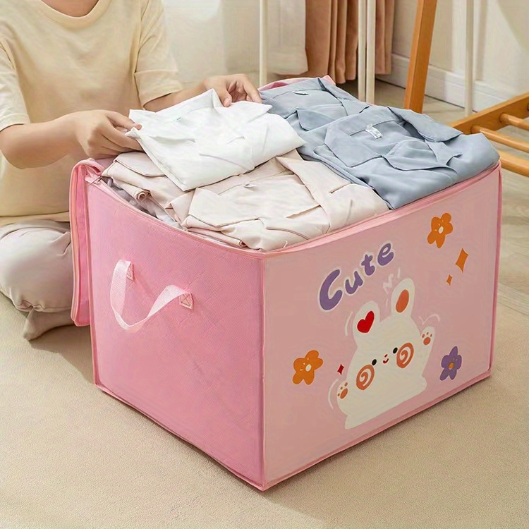 Cute Storage Box Cartoon Mini Storage Container Clean Up - Temu