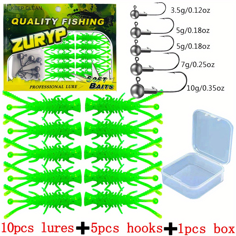 Soft Cicada Larva Baits: Perfect Bass Fishing Storage Box - Temu