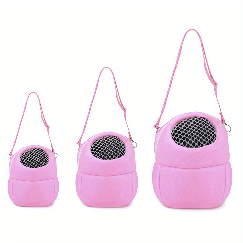 hamster carrier,small pet carrier bag hamster Breathable Portable,Hamster  Travel carrier cage Animal Outgoing Bag,hamster backpack carrier hedgehog  pet pouch,small animal carriers for rabbit Green 