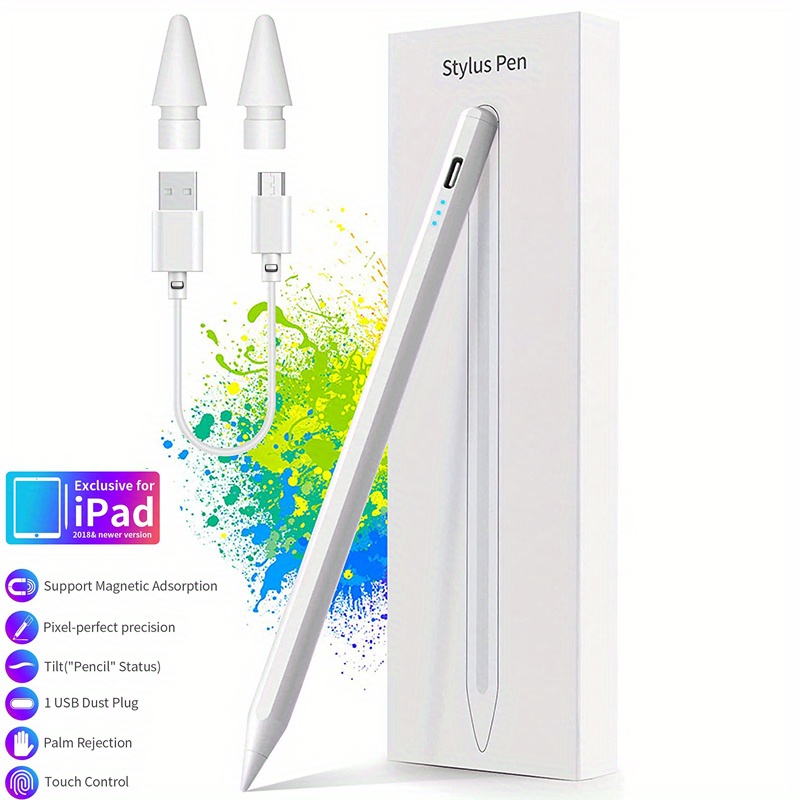 Stylet pour iPad 9e et 10e génération, stylo actif avec rejet de