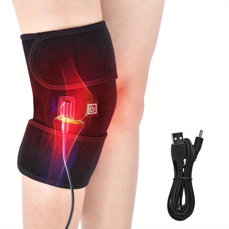 usb heated knee massager knee relaxation keeping warm details 2