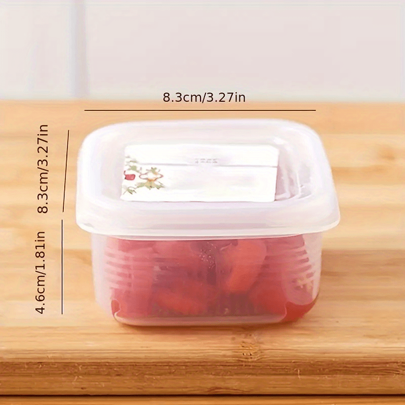 2pcs Home Use Plastic Food Storage Container, Refrigerator Freezer Meal  Prep Containers, Microwave & Dishwasher Safe, Fruit & Vegetable  Fresh-keeping Boxes