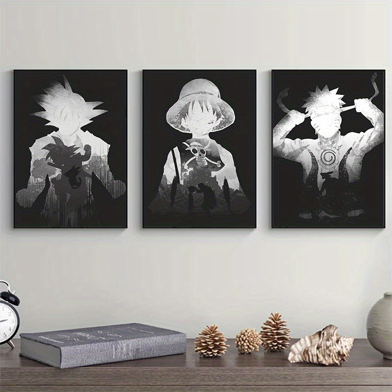 Anime Manga Abstract Wall Art Canvas Painting Posters And - Temu