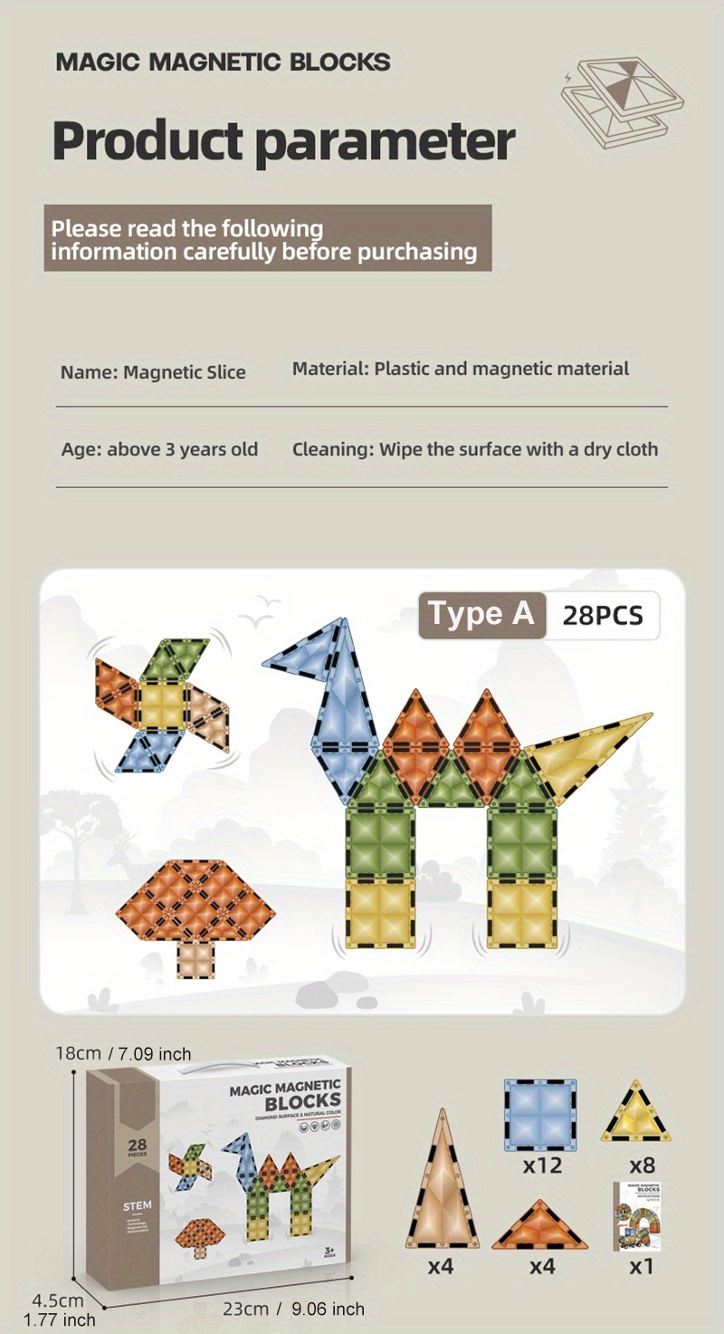 Magnetic Sheet Building Blocks Magnet Magnetic Sheet Puzzle - Temu