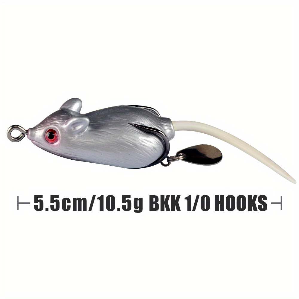 Soft Mouse Shaped Bait Bells Sound Fishing Lure Silicon - Temu