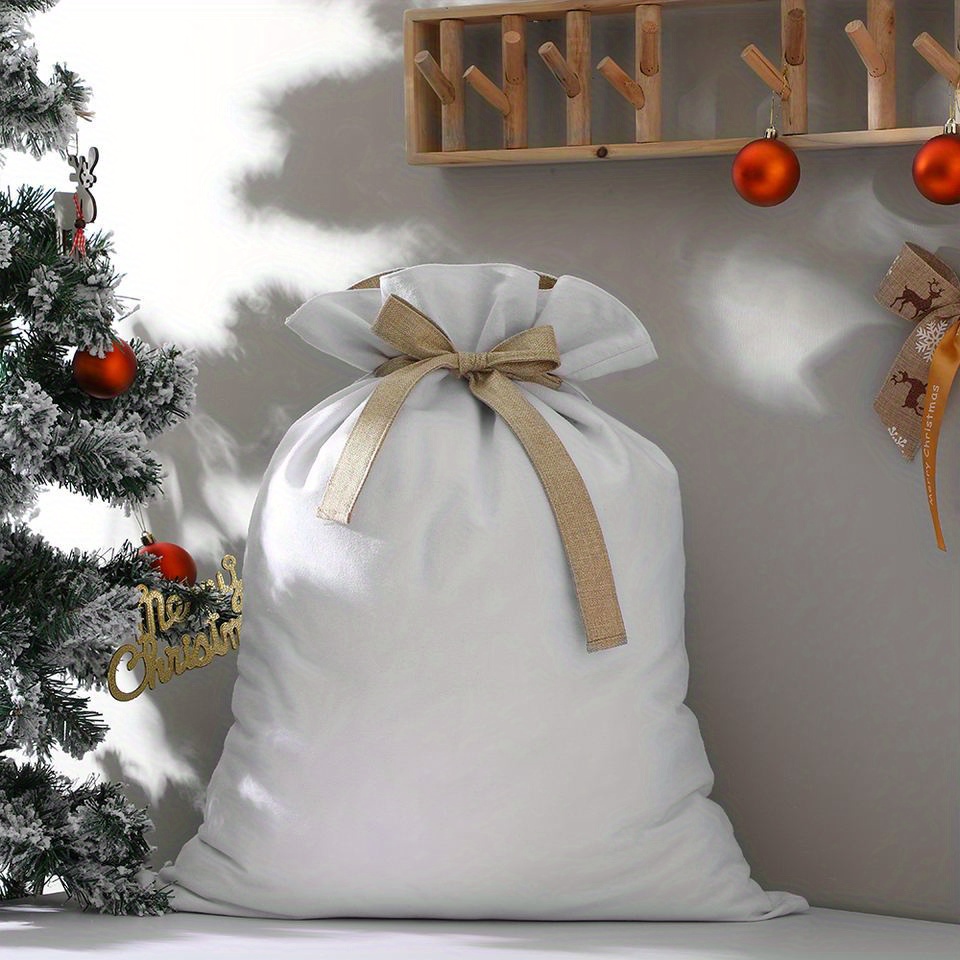 Double Layers Santa Sacks Blank Large Christmas Bags Bulk Temu