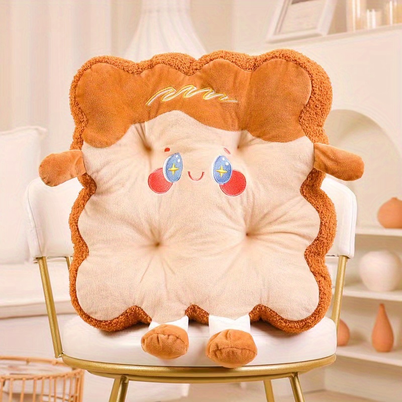 Toast Cushion Kawaii Chair Cushions Cute Cheap Stuff Seat - Temu