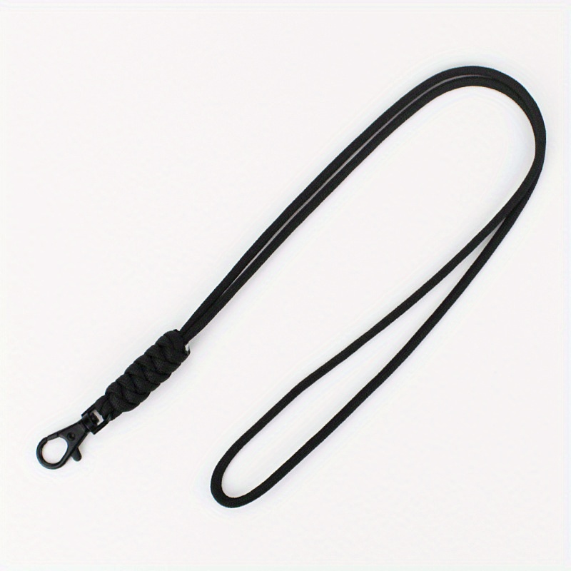 1/6pcs Fishing Tools Lanyard, Retractable Safety Finishing Ropes Wire  Coiled Lanyard With Stainless Steel Clip