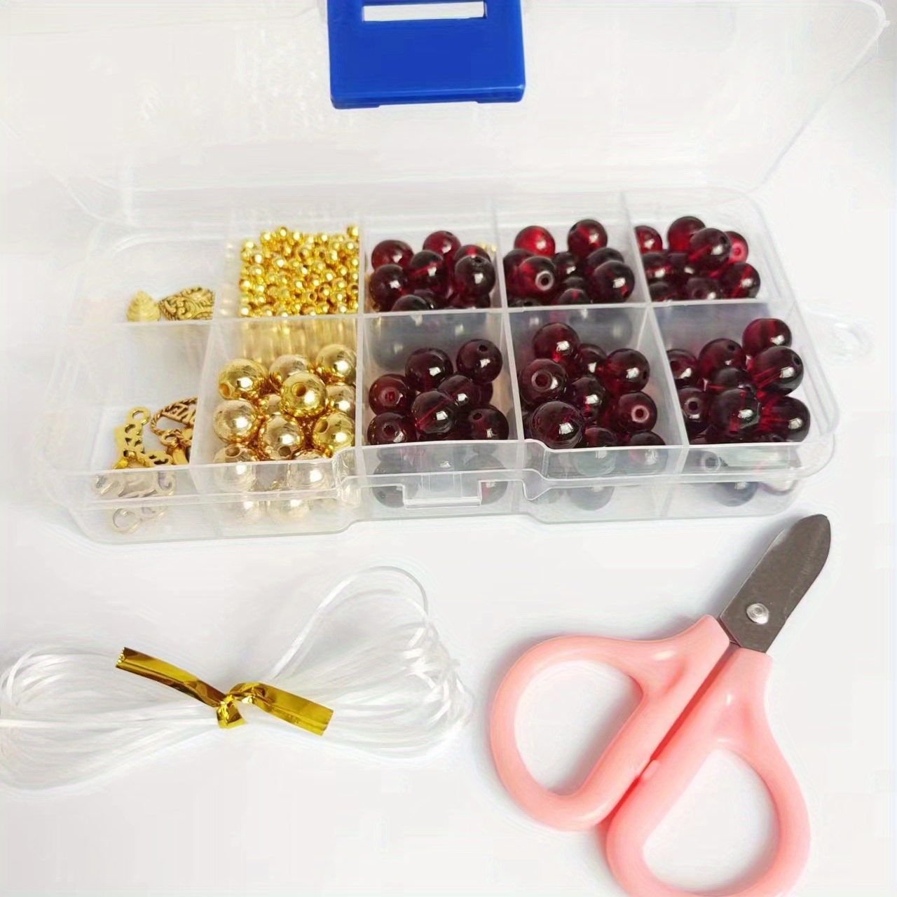 Kit Creare Gioielli Perline Set Artigianato 320 Perline - Temu Italy