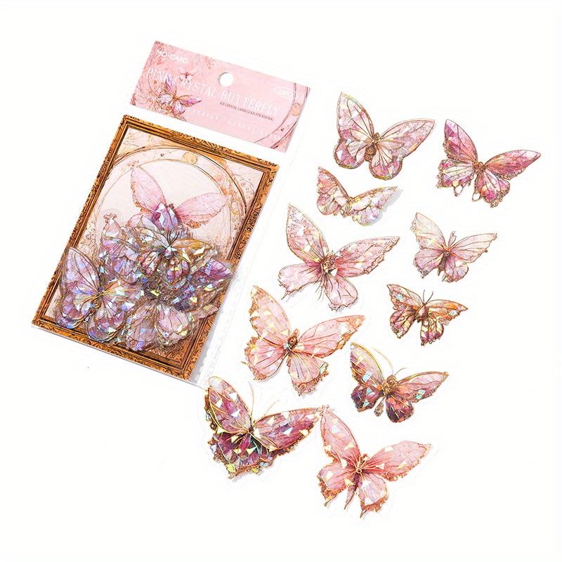 Dimensional Butterfly Stickers from the Floral Friendship