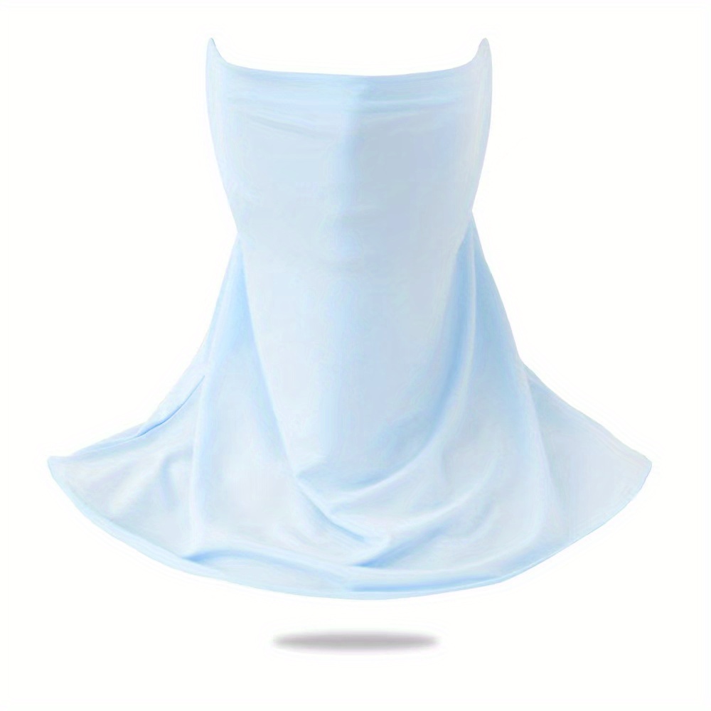 Sunscreen Mask Breathable Veil Ice Silk Face Mask UV Protection Neck Gaiter