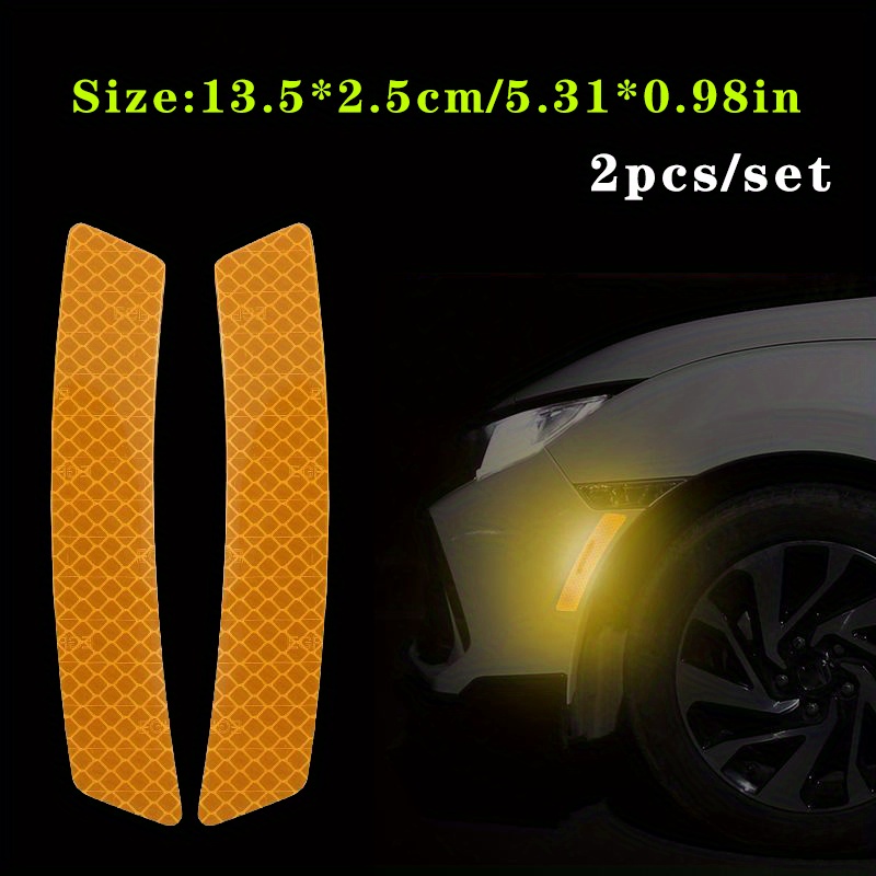 Car Bumper Reflective Safety Strip Stickers Enhance Your - Temu