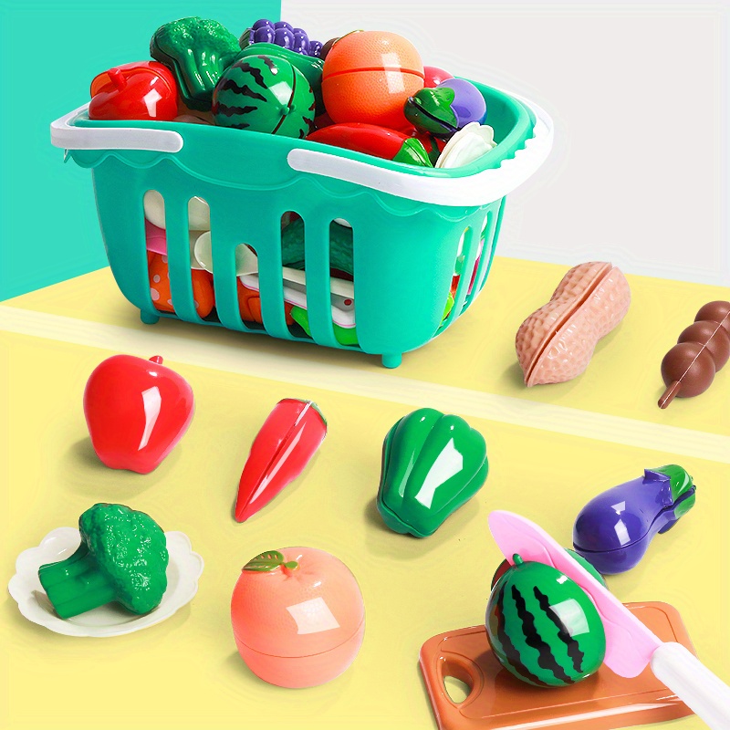 Pretend Fruits And Vegetables Accessories Cutting Play Food  Christmas,Halloween,Thanksgiving Gift