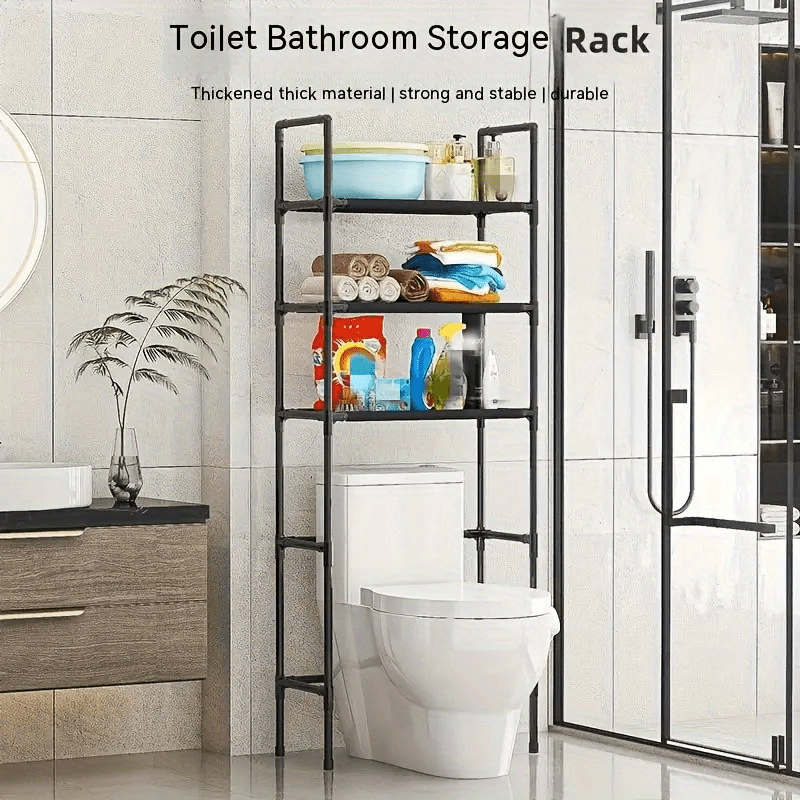 2 Tier Bathroom Over The Toilet Storage Shelf, Bathroom Storage