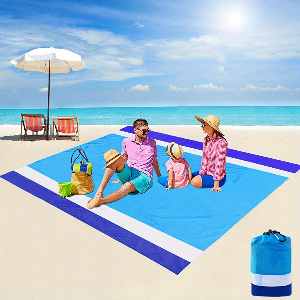 1pc Extra Large Beach Mat For 1 4 Adults Waterproof And Portable or Blanket For Travel Camping Hiking And Picnic Enjoy The