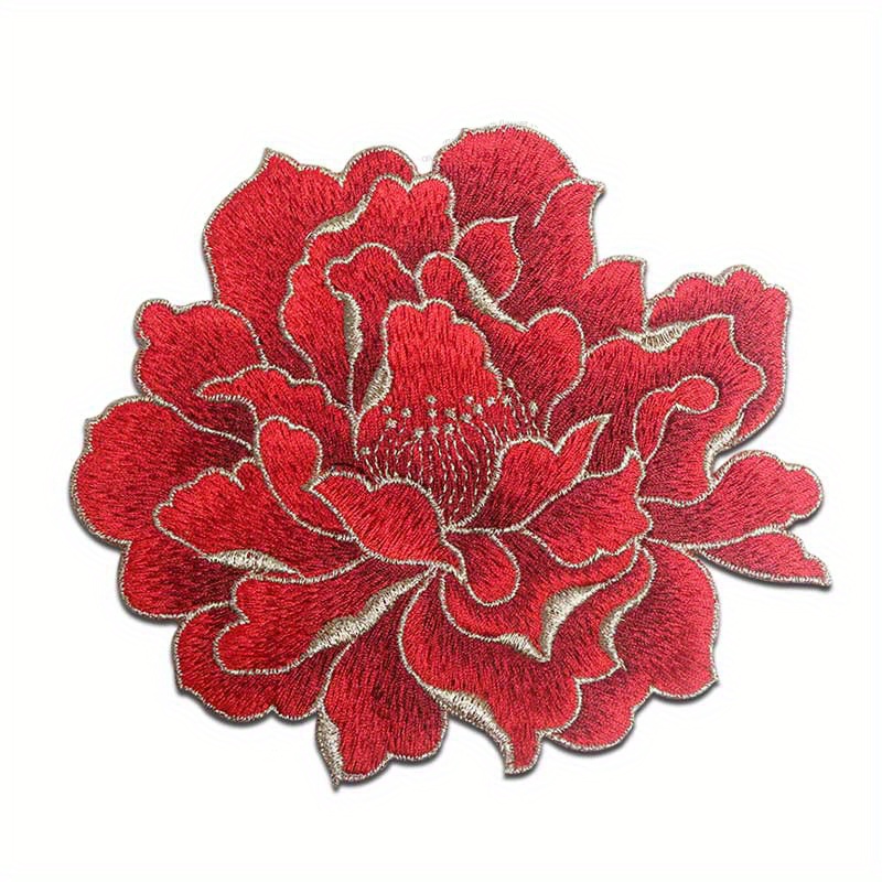 Beautiful Flowers Floral Fashion Patch Sticker Craft Patches - Temu