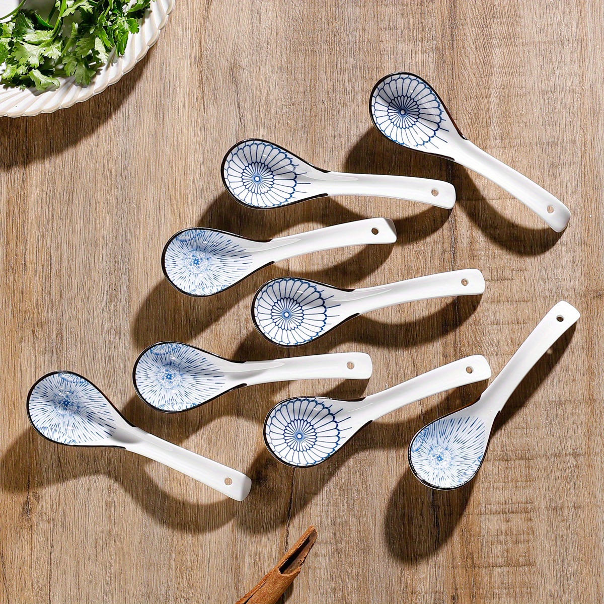 Ceramic Long Handle Spoon Cute Animal Style Spoon - Temu