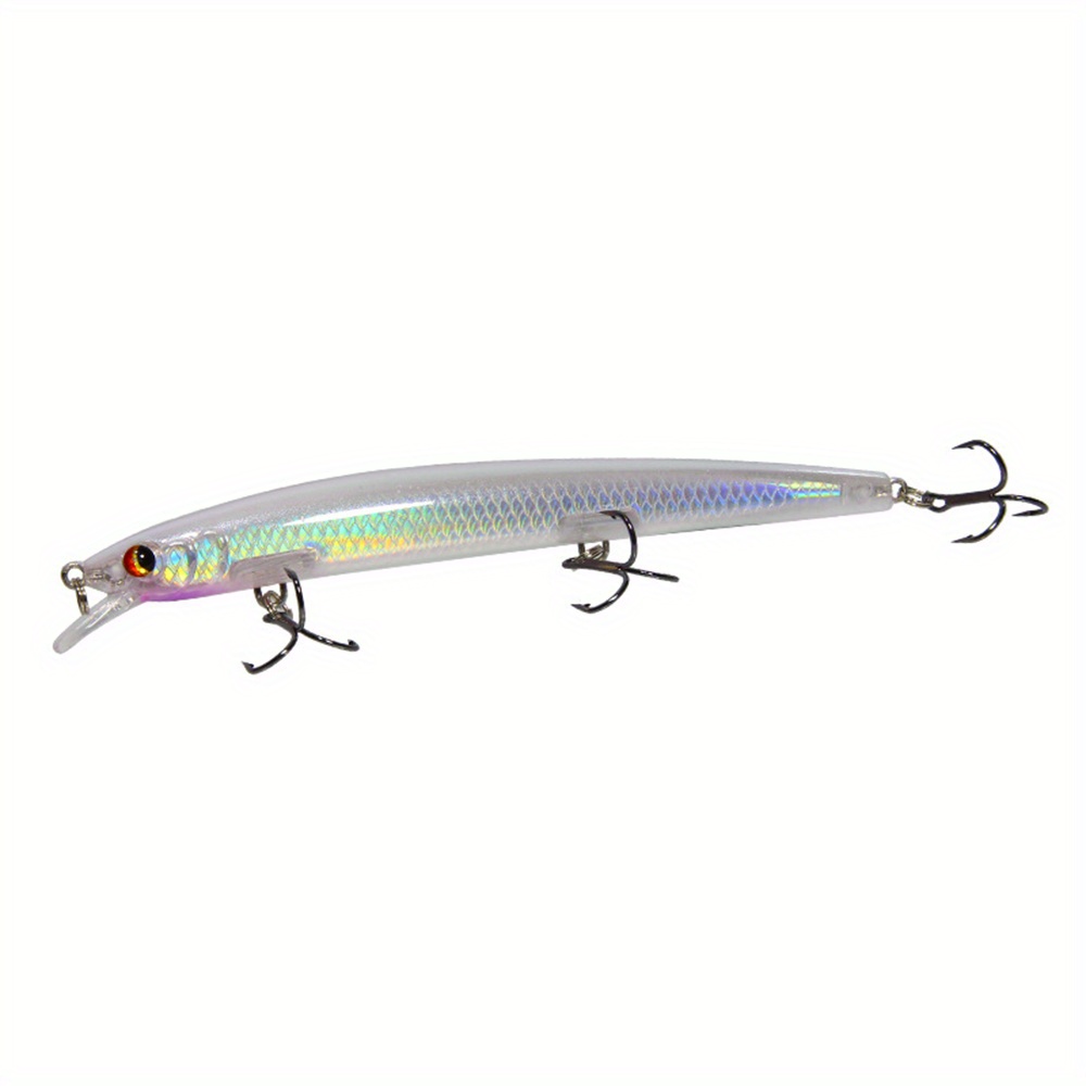 1pc Minnow Fishing Lure Laser Crankbait Hard Artificial Bait Plastic Big Fake Fish Lures Sea Fishing Bait