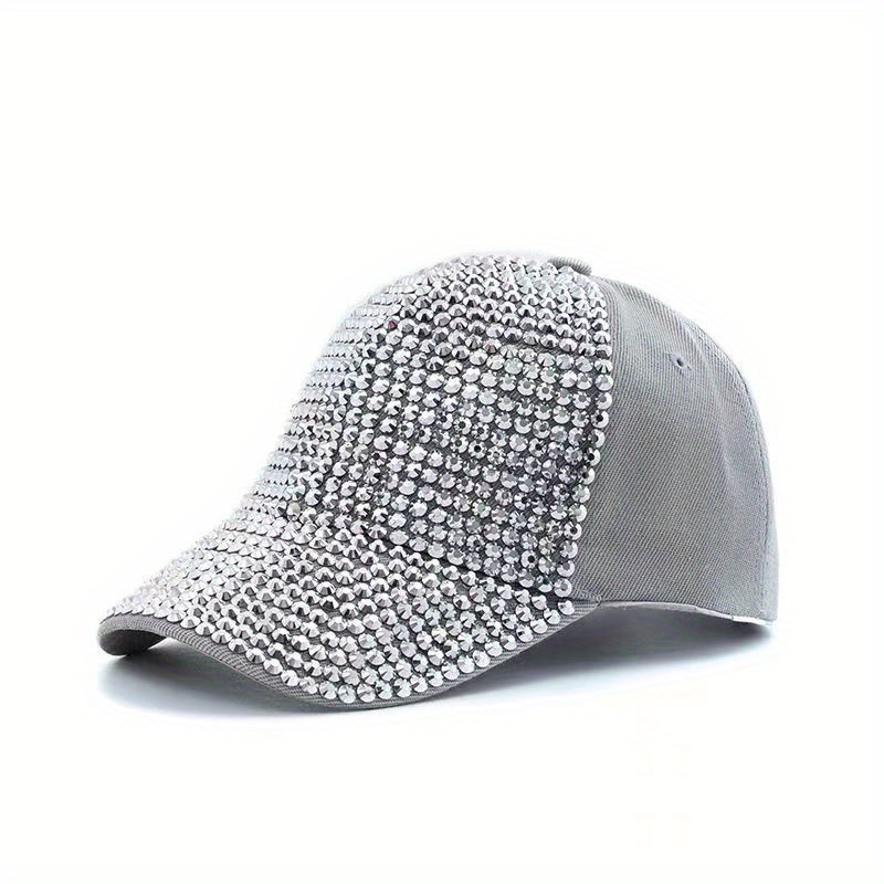 Gorra De Béisbol Con Flores De Diamantes De Imitación, Color Beige, Simple  Y Elegante, Para Mujer, De Algodón, Para Deportes, A La Moda, Para Papá -  Joyería Y Accesorios - Temu