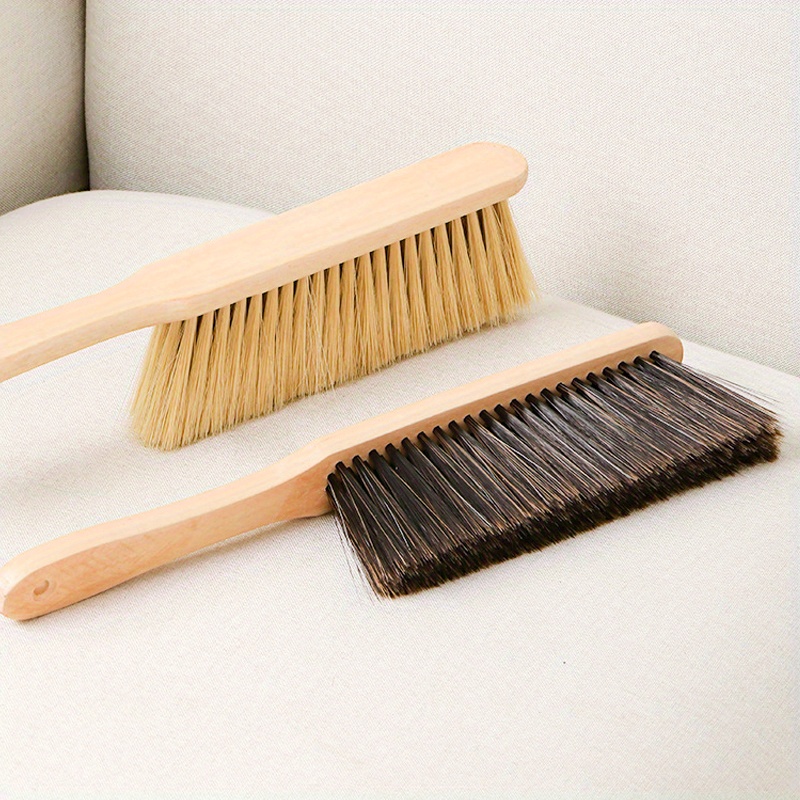 Soft Wooden Sofa Brush With Soft Bristles Easy To Use - Temu