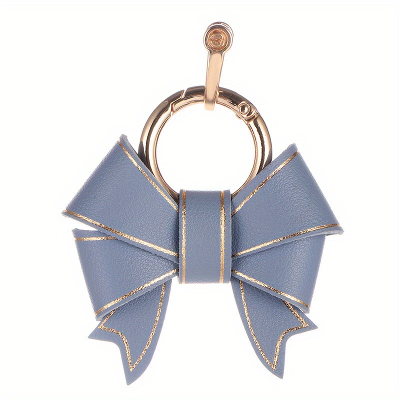 Y2k Keychain Accessories Heart Pendant Bow Car Key Chain Phone Charm