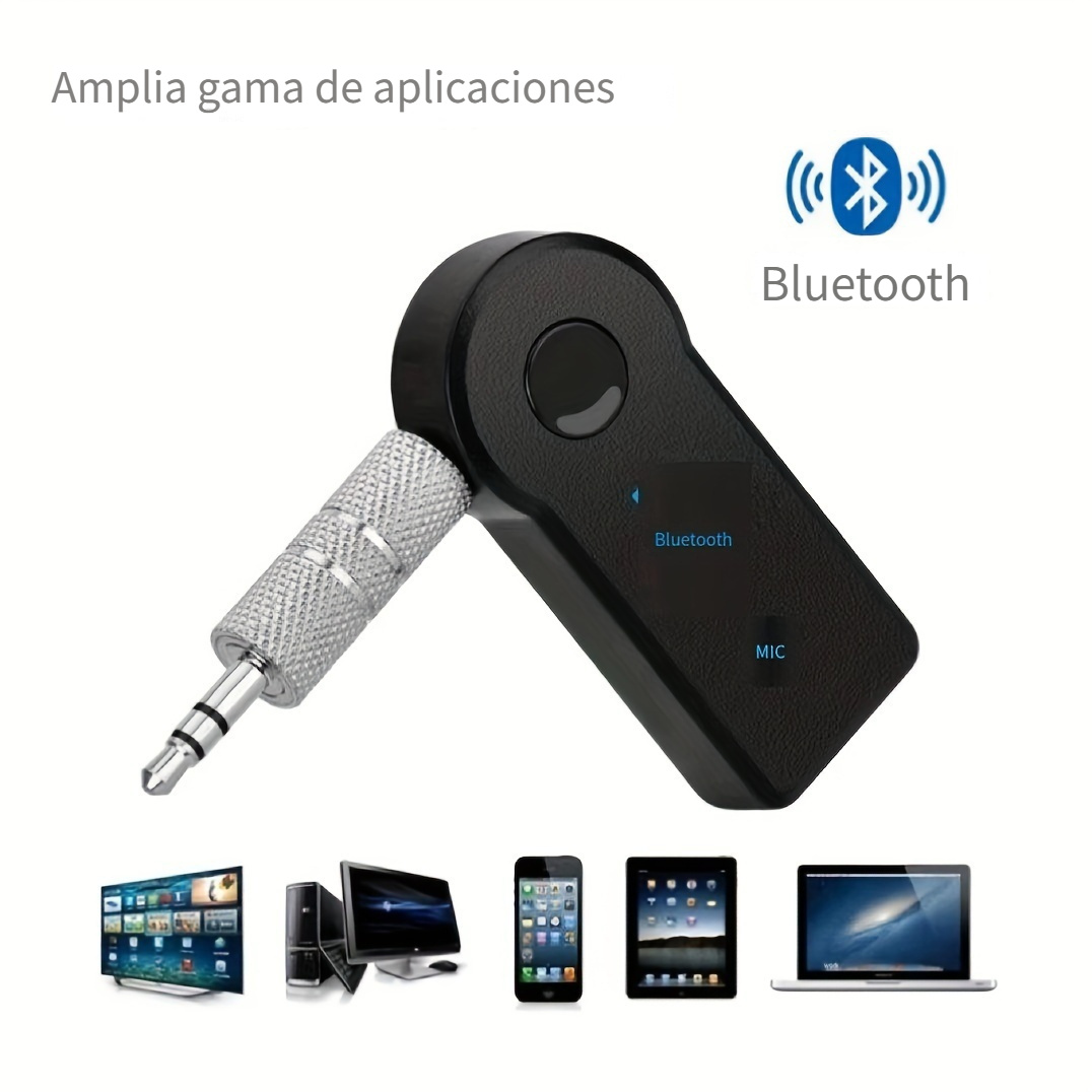 Receptor Bluetooth Auxiliar Coche Adaptador Inalámbrico 4.0 - Temu Chile
